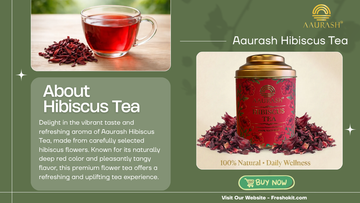 Aaurash Hibiscus Tea: A Bloom of Wellness in Every Cup