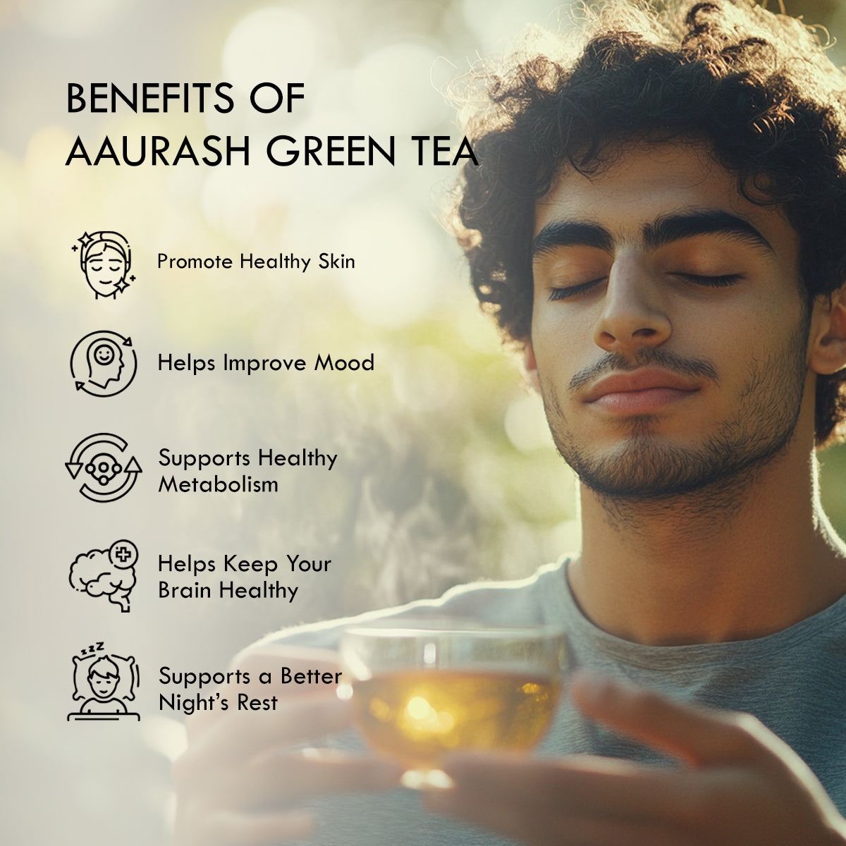 Aaurash Premium Green Tea Leaves