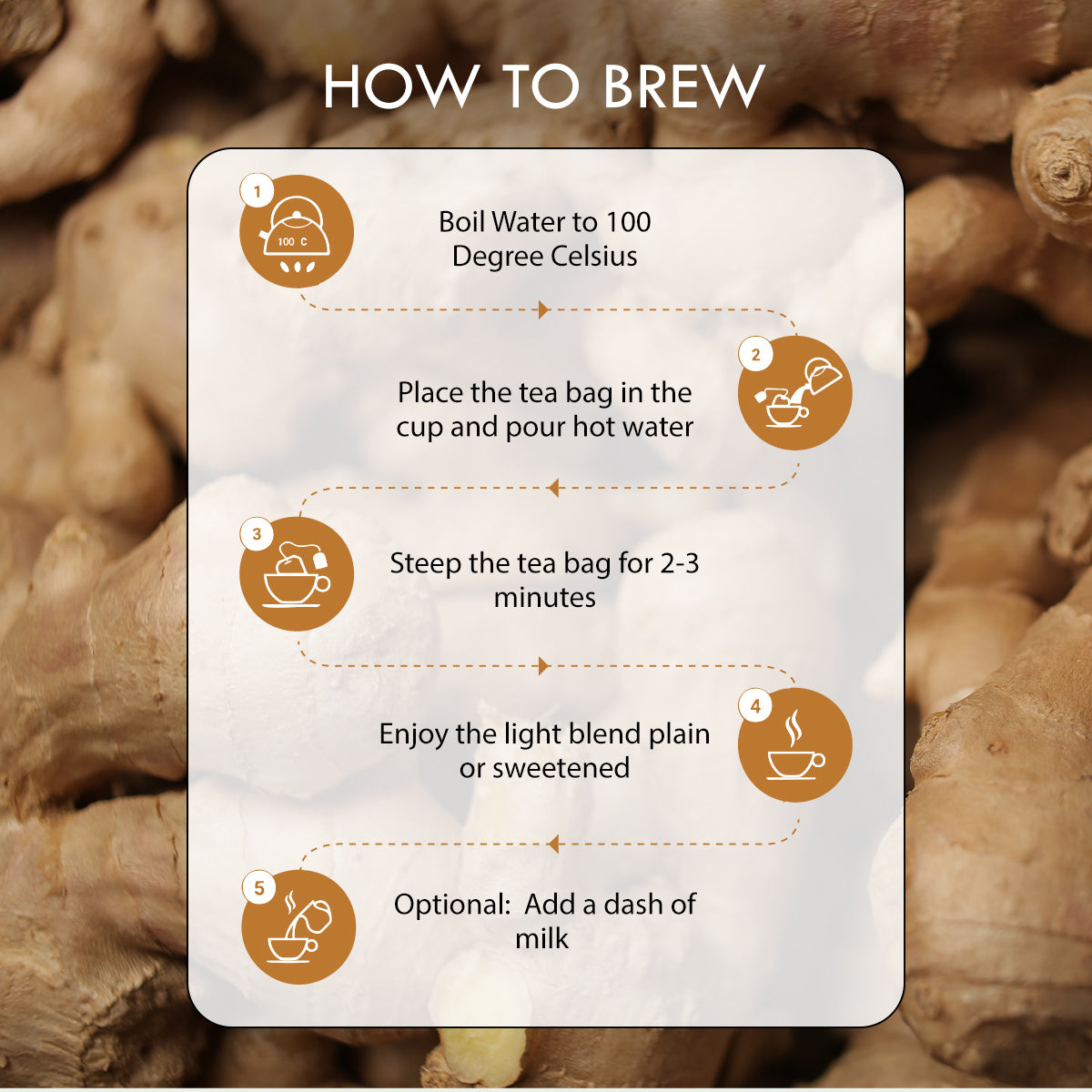 Aaurash Premium Ginger Tea – Spiced Energy & Wellness in Every Sip