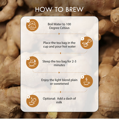 Aaurash Premium Ginger Tea – Spiced Energy & Wellness in Every Sip