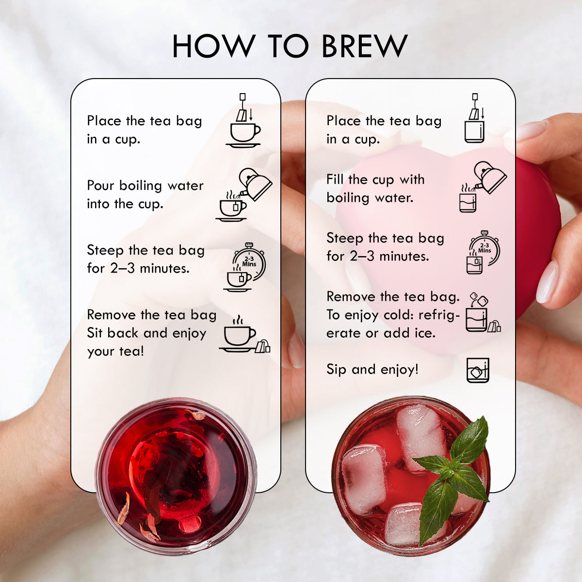 Aaurash Coraveda Tea – Herbal Heart Care Tea with Basil, Cardamom, Cinnamon & Hibiscus | Supports Cardiovascular Wellness | Caffeine-Free, 30 Tea Bags