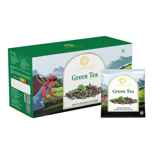 Aaurash Premium Green Tea Leaves
