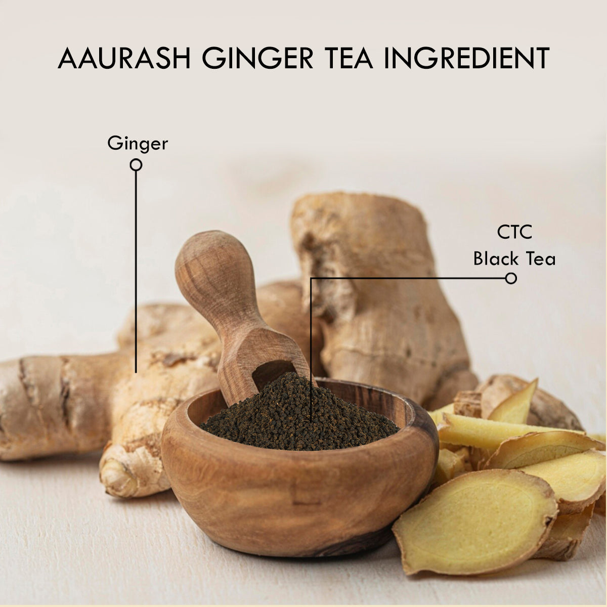 Aaurash Premium Ginger Tea – Spiced Energy & Wellness in Every Sip