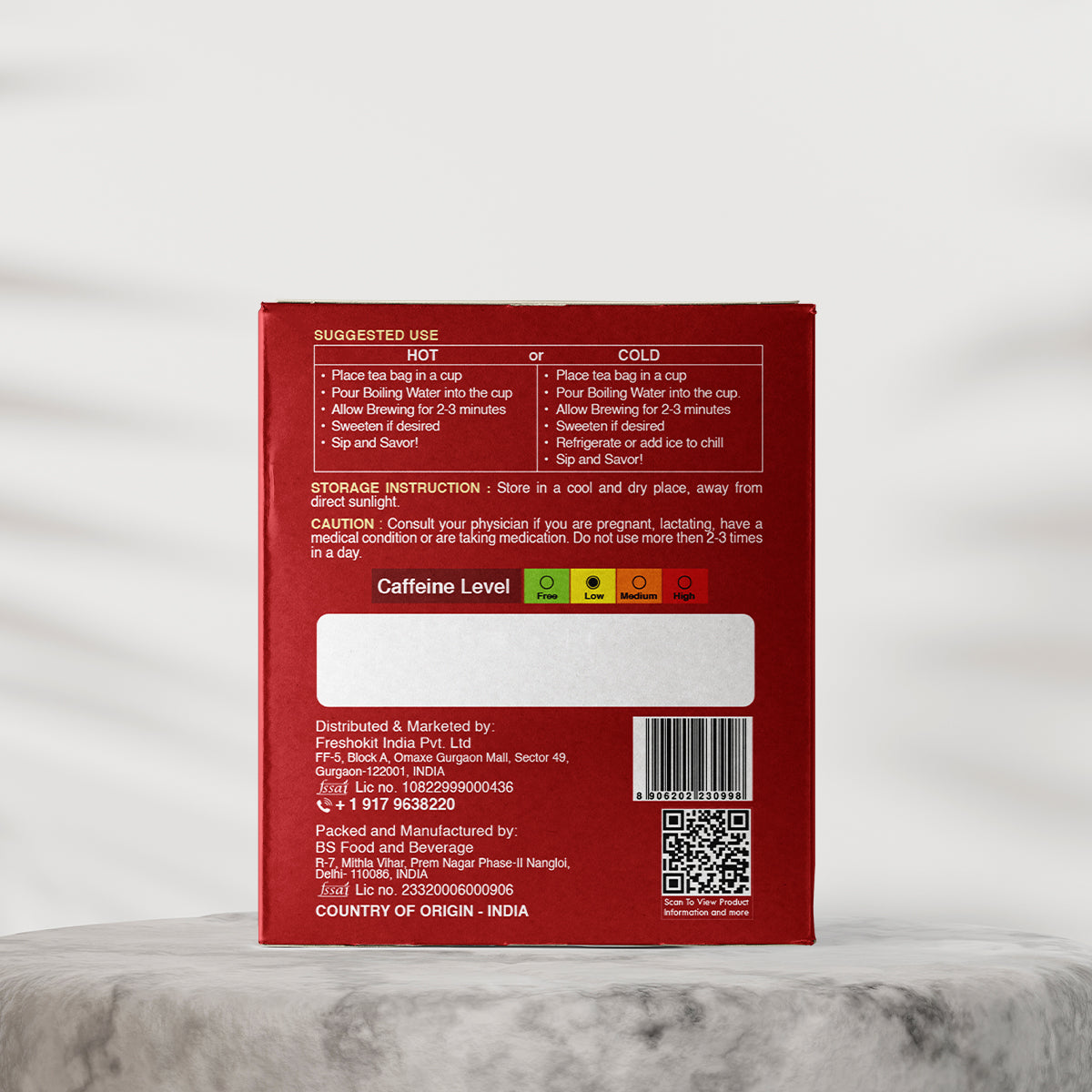 Aaurash Coraveda Tea – Herbal Heart Care Tea with Basil, Cardamom, Cinnamon & Hibiscus | Supports Cardiovascular Wellness | Caffeine-Free, 30 Tea Bags